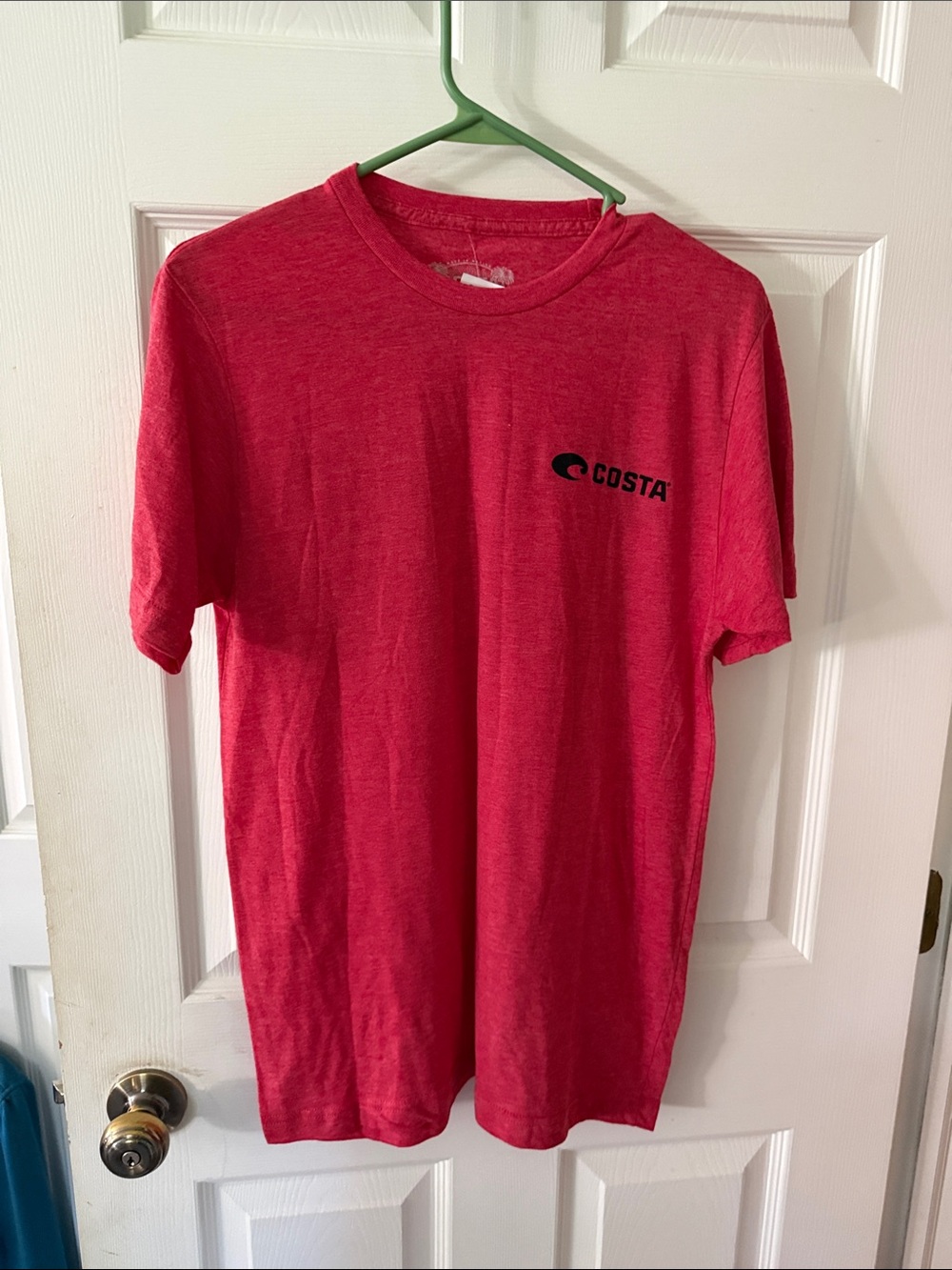 Costa Heather Red Short-Sleeve Logo Tee